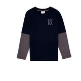 U.S. Polo Assn. Erkek Çocuk Lacivert Bisiklet Yaka Basic Sweatshirt 50313996-VR033 - 6 - 7 Yaş