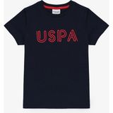U.S. Polo Assn. Erkek Çocuk Lacivert Bisiklet Yaka Basic Tişört 50325556-VR033 - 9 - 10 Yaş