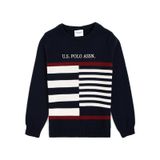U.S. Polo Assn. Erkek Çocuk Lacivert Bisiklet Yaka Kazak 50293025-vr033