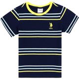 U.S. Polo Assn. Erkek Çocuk Lacivert Bisiklet Yaka Tişört 50284821-VR033 - 5 - 6 Yaş