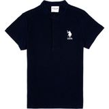 U.S. Polo Assn. Erkek Çocuk Lacivert Bisiklet Yaka Tişört 50314940-VR033 - 10 - 11 Yaş
