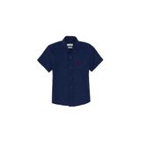 U.S. Polo Assn. Erkek Çocuk Lacivert Kısa Kollu Gömlek 50306567-VR033