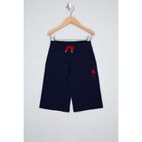 U.S. Polo Assn. Erkek Çocuk Lacivert Örme Şort 50232302-VR033 - 5 - 6 Yaş