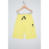 U.S. Polo Assn. Erkek Çocuk Limon Örme Şort 50232302-VR035 - Sarı - 5 - 6 Yaş