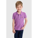 U.S. Polo Assn. Erkek Çocuk Menekşe Tişört Basic 50325608-VR037