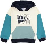U.S. Polo Assn. Erkek Çocuk Mint Kapüşonlu Sweatshirt 50308764-VR152 - Koyu Mint - 4 - 5 Yaş