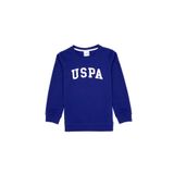U.S. Polo Assn. Erkek Çocuk Mor Basic Bisiklet Yaka Sweatshirt 50313830-VR038