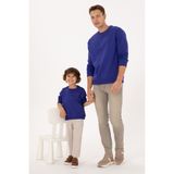 U.S. Polo Assn. Erkek Çocuk Mor Basic Sweatshirt 50313829-VR038 - 7 - 8 Yaş