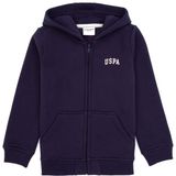 U.S. Polo Assn. Erkek Çocuk Mürdüm Fermuarlı Şardonlu Kapüşonlu Örme Hırka 50313852-VR074 - 6 - 7 Yaş