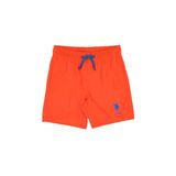 U.S. Polo Assn. Erkek Çocuk Nar Çiçeği Deniz Şortu 50309615-VR039