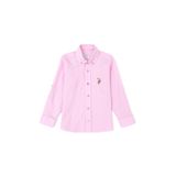 U.S. Polo Assn. Erkek Çocuk Pembe Gömlek Basic 50283994-VR041, 11-12 Yaş