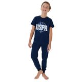 U.S. Polo Assn. Erkek Çocuk Pijama Takımı, Lacivert, 14-15 Yaş