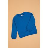 U.S. Polo Assn. Erkek Çocuk Saks Bisiklet Yaka Basic Sweatshirt 50313829-VR032 - Koyu Mavi - 10 - 11 Yaş