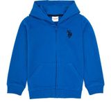 U.S. Polo Assn. Erkek Çocuk Saks Fermuarlı Kapüşonlu Sweatshirt 50316706-VR032 - Koyu Mavi - 3 - 4 Yaş