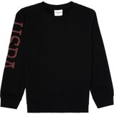 U.S. Polo Assn. Erkek Çocuk Siyah Basic Bisiklet Yaka Sweatshirt 50313831-VR046 - Siyah-128 - 9 - 10 Yaş