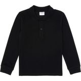 U.S. Polo Assn. Erkek Çocuk Siyah Basic Polo Yaka Sweatshirt 50313790-VR046 - Siyah-128 - 3 - 4 Yaş