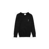 U.S. Polo Assn. Erkek Çocuk Siyah Bisiklet Yaka Basic Kazak 50307845-VR046