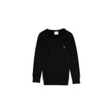 U.S. Polo Assn. Erkek Çocuk Siyah Bisiklet Yaka Basic Kazak 50315586-VR046