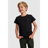 U.S. Polo Assn. Erkek Çocuk Siyah Bisiklet Yaka Basic Tişört 50320445-VR046