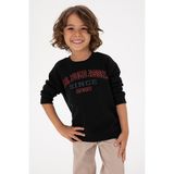 U.S. Polo Assn. Erkek Çocuk Siyah Bisiklet Yaka Sweatshirt 50313843-VR046 - 13 - 14 Yaş - Siyah-128