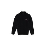 U.S. Polo Assn. Erkek Çocuk Siyah Hırka (triko) 50295560-VR046, 5-6 Yaş