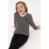 U.S. Polo Assn. Erkek Çocuk Siyah Kazak/Triko 50315639-VR046