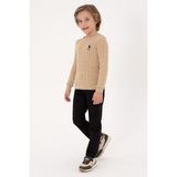 U.s. Polo Assn. Erkek Çocuk Siyah Pantolon (Kanvas-Chino) 50317206-VR046 - Siyah-128 - Dropsuz - 4 - 5 Yaş