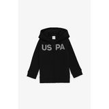 U.S. Polo Assn. Erkek Çocuk Siyah Sweatshirt 50316870-VR046