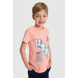 U.S. Polo Assn. Erkek Çocuk Somon Bisiklet Yaka Tişört 50327027-VR204