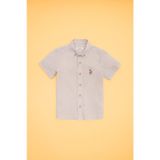 U.s. Polo Assn. Erkek Çocuk Taş Kısa Kollu Gömlek 50262967-vr049