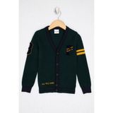 U.S. Polo Assn. Erkek Çocuk Triko Hırka 50206130-VR054 - 3 - 4 Yaş - Yeşil