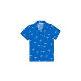 U.S. Polo Assn. Erkek Çocuk Turkuaz Kısa Kollu Gömlek 50306582-VR093