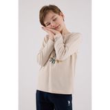 U.s. Polo Assn. Erkek Çocuk Uzun Kol Pijama Takım Bej - 10 - 11 Yaş
