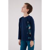 U.s. Polo Assn. Erkek Çocuk Uzun Kol Pijama Takım Lacivert - 5 - 6 Yaş