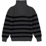 U.S. Polo Assn. Erkek Çocuk Yarım Fermuarlı Antrasit Melanj Kazak 50293028-VR081 - 3 - 4 Yaş