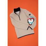 U.S. Polo Assn. Erkek Çocuk Yarım Fermuarlı Taş Polar Sweatshirt 50298060-vr049