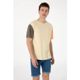 U.S. Polo Assn. Erkek Comfort Fit Bisiklet Yaka Açık Haki Tişört 50306921-vr183