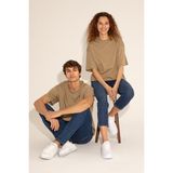 U.S. Polo Assn. Erkek Comfort Fit Bisiklet Yaka Haki Tişört 50294216-VR027 - XL - Haki - 289