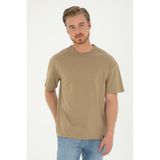 U.S. Polo Assn. Erkek Comfort Fit Bisiklet Yaka Haki Tişört 50294216-vr027