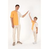 U.S. Polo Assn. Erkek Comfort Fit Bisiklet Yaka Turuncu Tişört 50306903-VR202 - Kavun