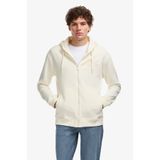 U.S. Polo Assn. Erkek Comfort Fit Fermuarlı Kapüşonlu Krem Örme Hırka 50315757-VR256
