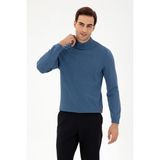U.S. Polo Assn. Erkek Dik Yaka Kazak - XL - 05T-Mavi