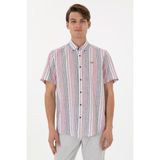 U.s. Polo Assn. Erkek Gömlek 2105265 - Kırmızı - 3XL