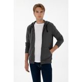 U.s. Polo Assn. Erkek Gri Hırka (Örme) 50313748-VR024 - Gri-006