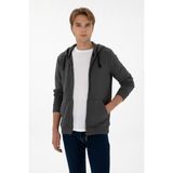 U.s. Polo Assn. Erkek Gri Hırka (Örme) 50313748-VR024 - XS