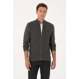 U.s. Polo Assn. Erkek Gri Hırka (Triko) 50315024-VR024 - 2XL