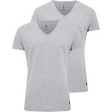 U.S. Polo Assn. Erkek Gri Melanj 2 Lİ V Yaka Atlet 80194 - XL