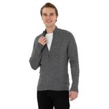 U.S. Polo Assn. Erkek Gri Melanj Hırka (triko) 50294136-VR086, XL