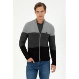 U.s. Polo Assn. Erkek Gri Melanj Hırka Triko 50297062-vr086 Gri Melanj