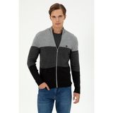 U.S. Polo Assn. Erkek Gri Melanj Hırka (Triko) 50297062-VR086 - XL - Grimelanj